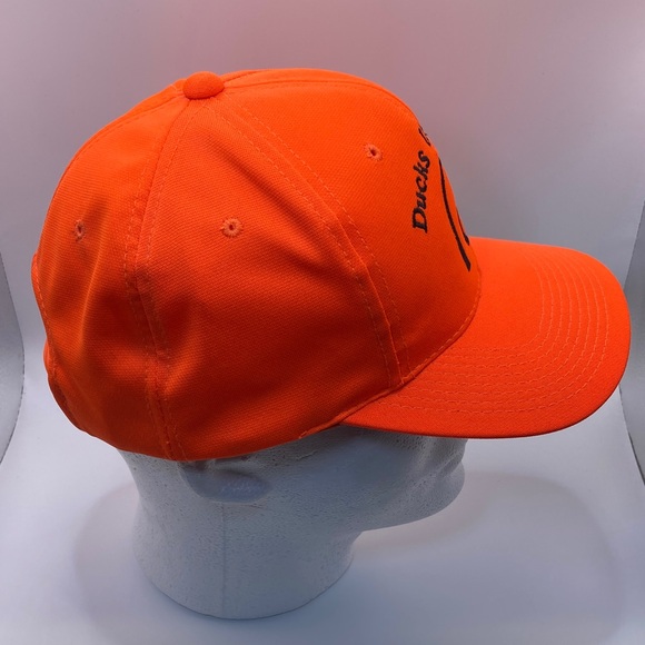 Hunter Orange Ducks Unlimited hat/cap With Duck Logo - Picture 4 of 11